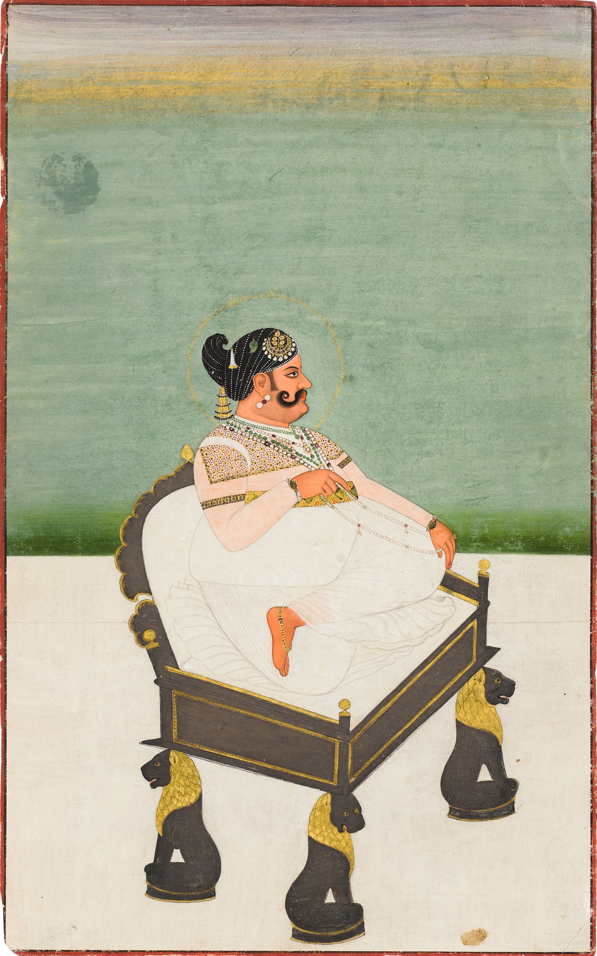 Period portrait of Sawai Madho Singh I