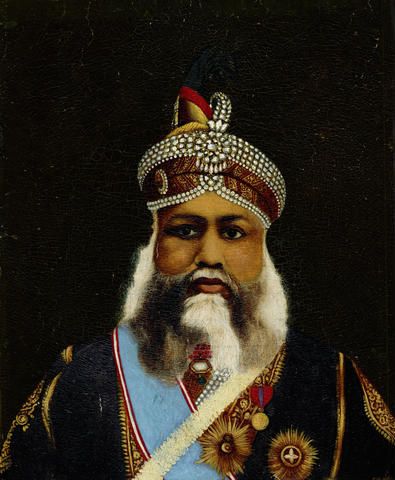 Period portrait of Sawai Madho Singh II