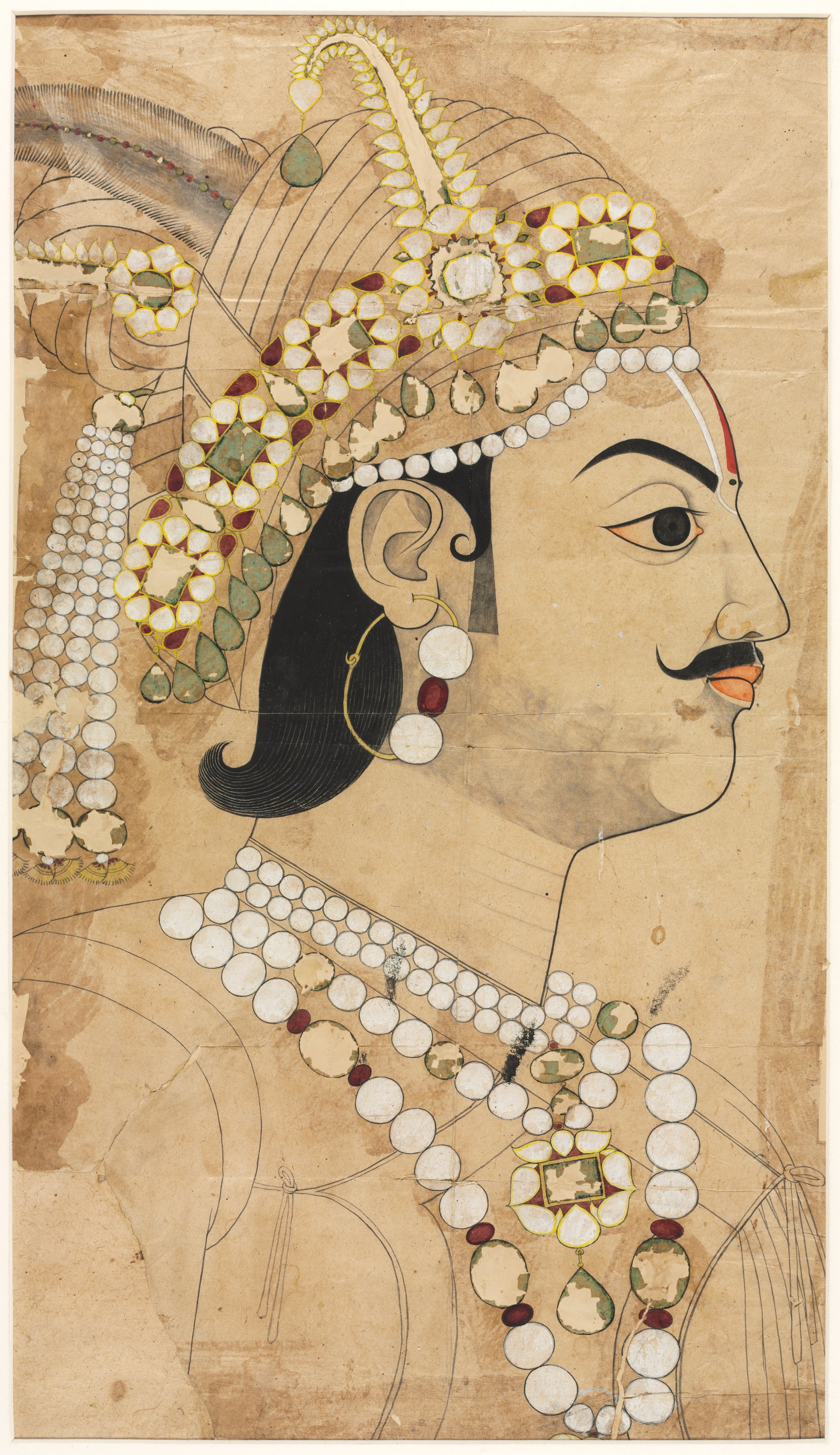 Period portrait of Sawai Pratap Singh