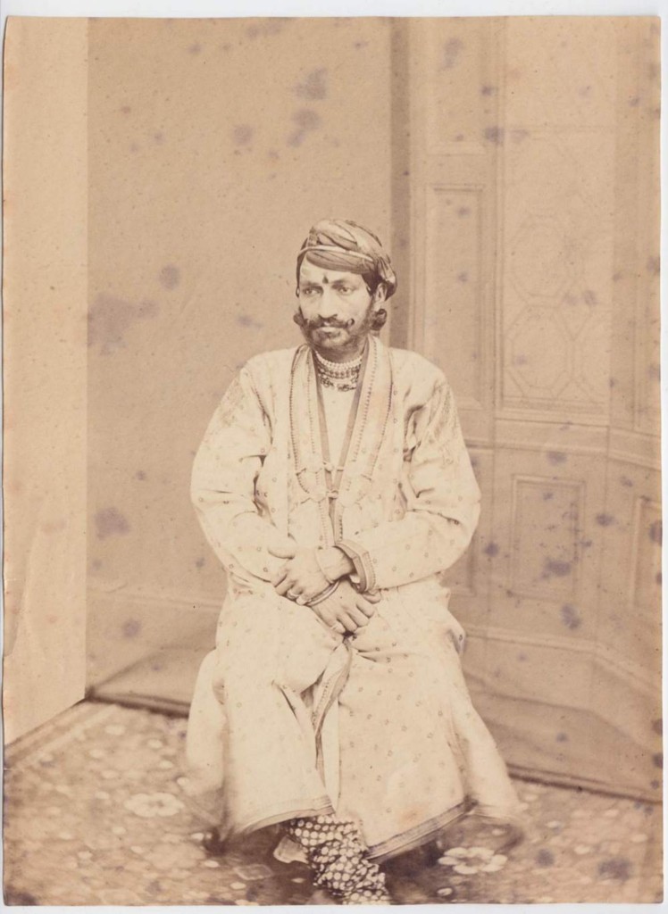Period portrait of Sawai Ram Singh II